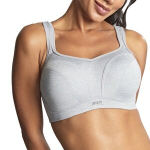 Panache‎ Power Underwire Sports Bra Grey Marl Women 28H Large Bust  Support